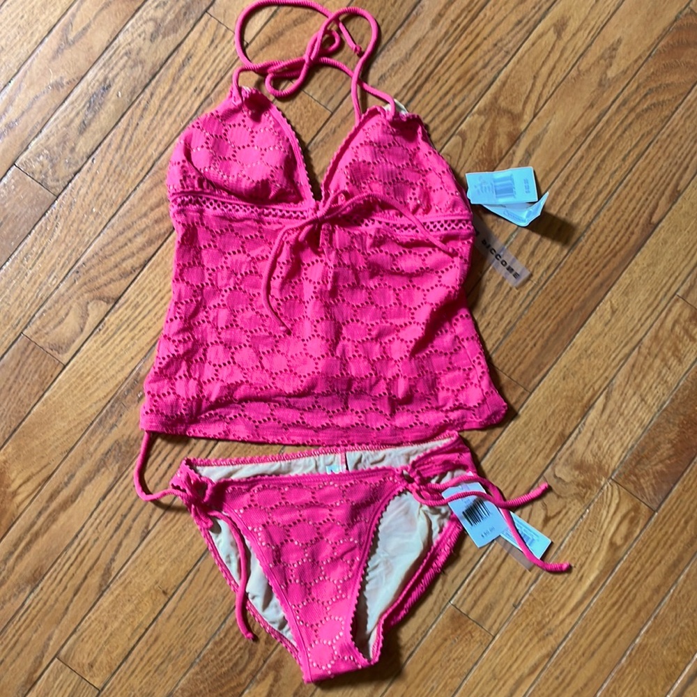Robin Piccone Hot Pink Tankini
